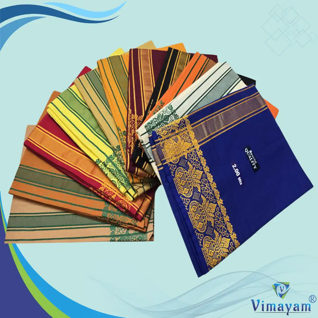 Kalasam special quality dhoti and towel - Vimayam Dhoties