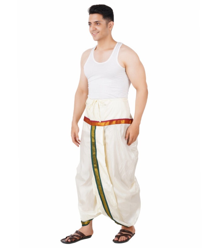 MayilKan Readymade Panjagajam Pocket Dhoti - Image 3