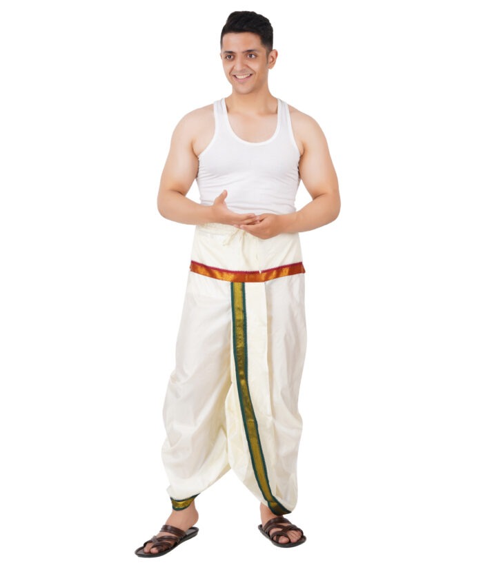 MayilKan Readymade Panjagajam Pocket Dhoti - Image 2