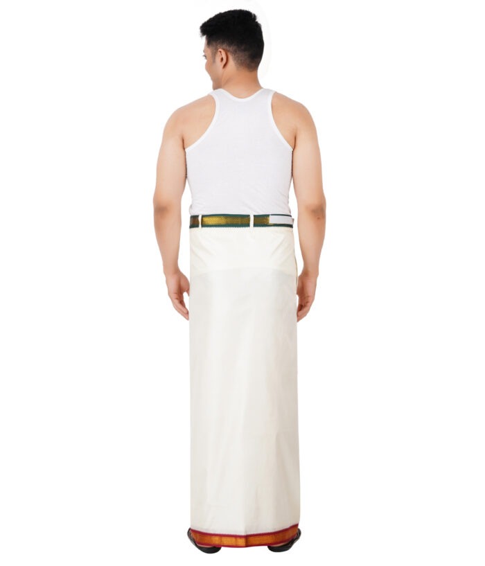 MayilKan Readymade Velkaro Pocket Dhoti - Image 3