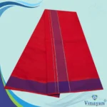 Red Colour Dhoti 2 Inch Gundanji Fine Quality - Image 2