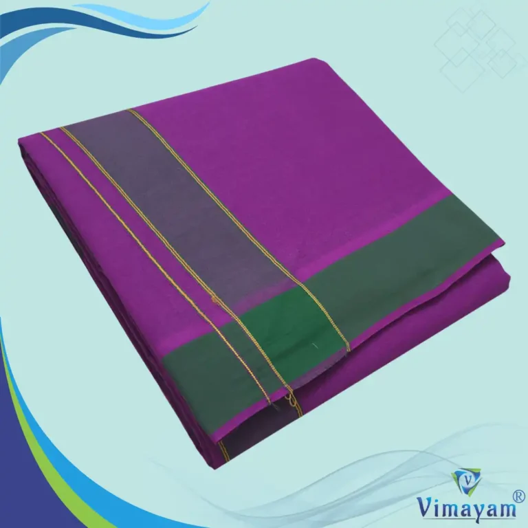 Purple Colour dhoti 