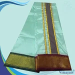 Rexona Colour Art Silk MayilKan Colour Dhoti - Image 2