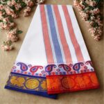 Vaishnava Dhoti Pure Cotton with temple Border Best Quality - Image 2