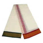 10 Kan MayilKan Border Half White Dhoti - Image 2