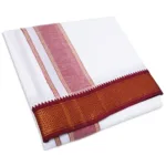 10 Kan MayilKan Border White Dhoti