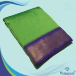 Light Green Colour Art Silk MayilKan Colour Dhoti