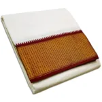 24 Kan MayilKan Border Half White Dhoti