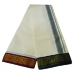 4 Udraj Designed 2 Inch Border Dhoti - Image 2