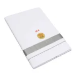 White Color Dhoti with Silver Border Dhoti/Lungi