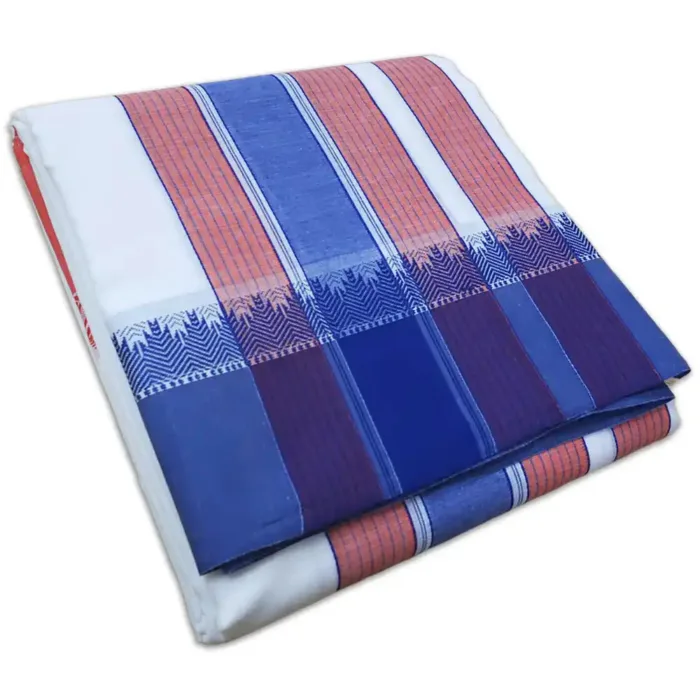 Bavanji Mokku White Vaishnava Dhoties 9X5 - Image 1