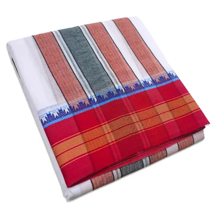 Bavanji Seer White Vaishnava Dhoties 9X5 - Image 1