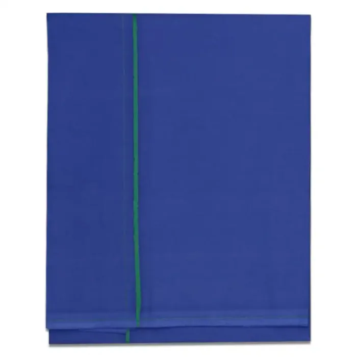 Blue Color Mild Border Cotton Lungi/Dhoti - Image 1