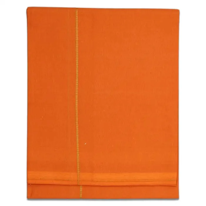 Kavi Color Mild Border Cotton Lungi/Dhoti - Image 1