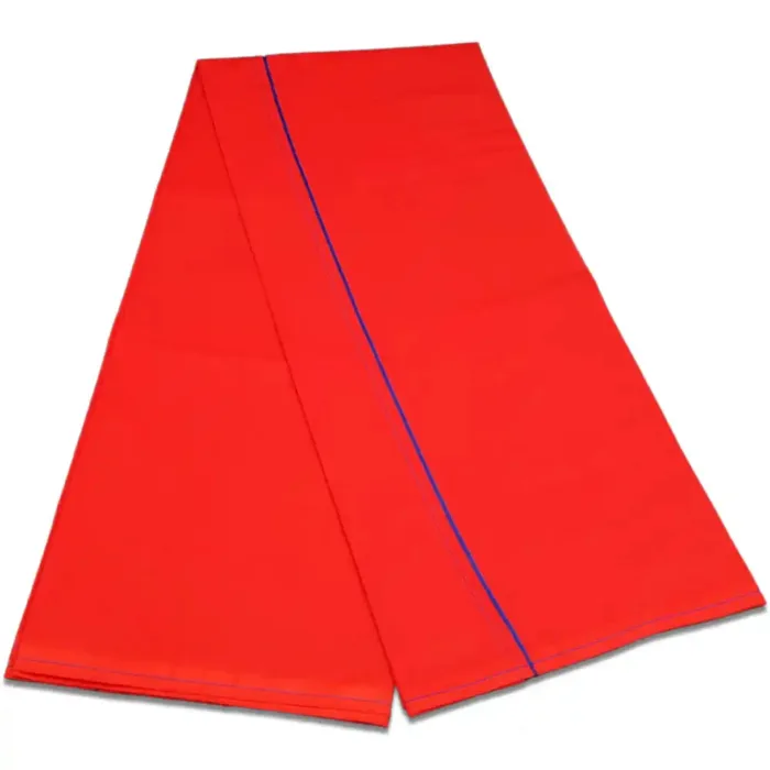 Red Color Mild Border Cotton Lungi/Dhoti - Image 2