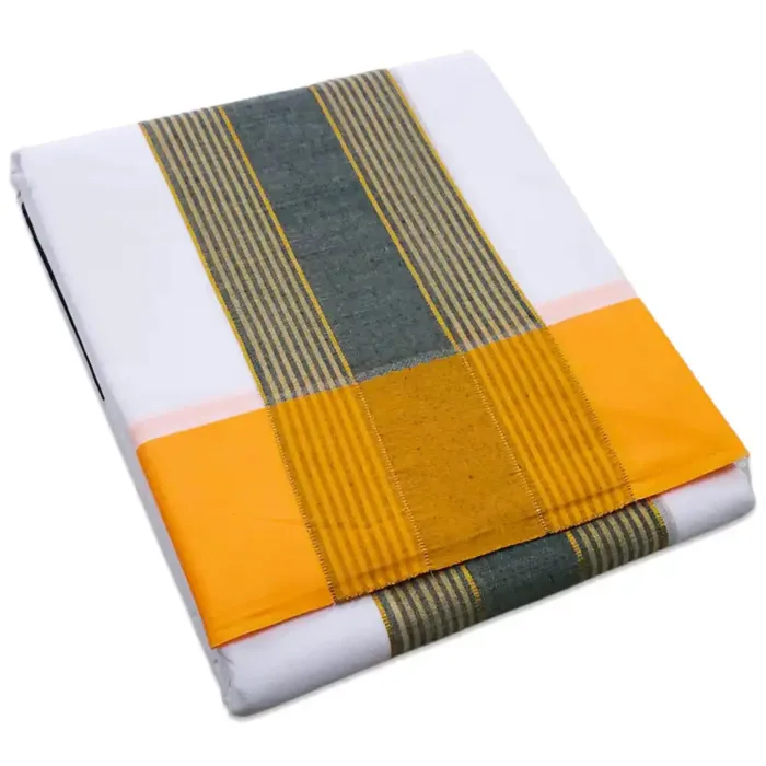 Bavanji Zarigai White Vaishnava Dhoties 9X5 - Image 3