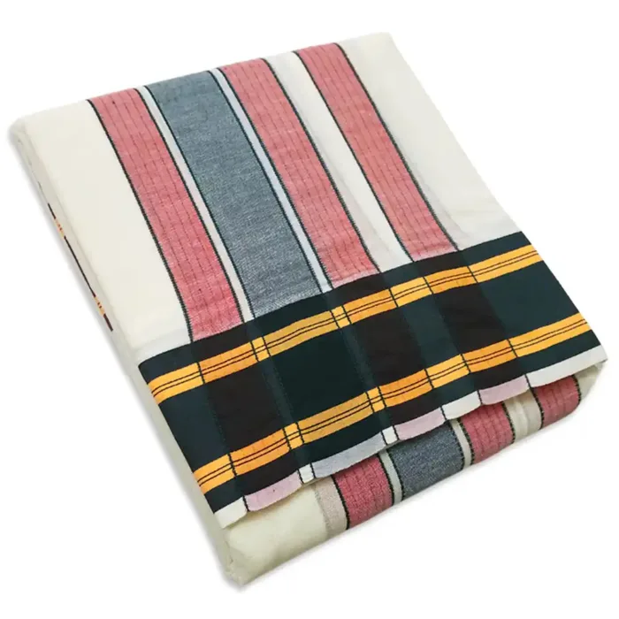 DoublePet Half White Vaishnava Dhoties - Image 1