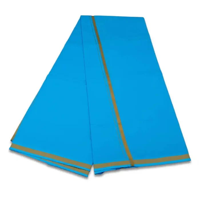 Anandha Blue Color Gundanji Cotton Lungi/Dhoti - Image 2