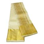 Pure Silk Fancy Design Embose Dhoti - Image 2