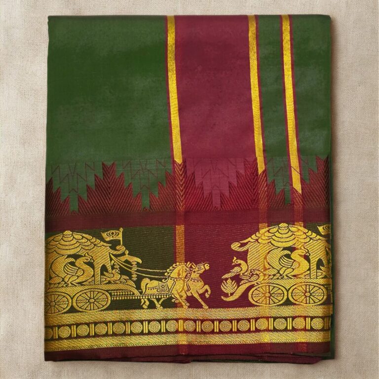 Dark Green Soft Silk