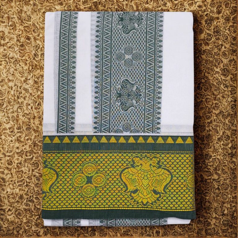 Dual Peacock Design Embose