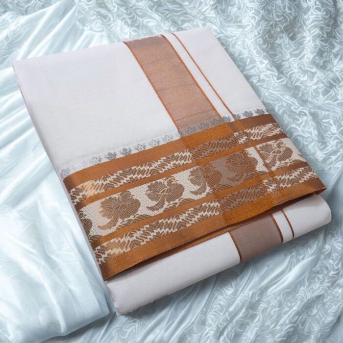 Copper Zari Border