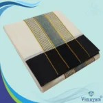 Black Border Half White Vaishnava Dhoties Best Quality