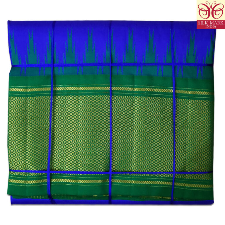 Tirupathi Vasthiram Pure Silk Blue-1