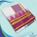 Temple Border White Premium Quality Dhoti 9X5