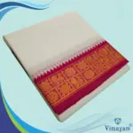 Red and Blue Border Dhoti(Assorted Border Designs)