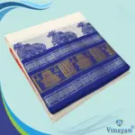 Nandhi Designed Half White Premium Quality Dhoti 9X5