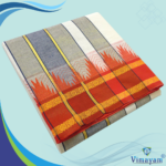Plain Mokku Vaishnava Dhoti Pure Cotton Half White  Best Quality
