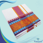 Squirel Peacock Designed Pure Cotton Dhoti Premium Quality