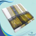Double Colour Temple Border Premium Quality Cotton Dhoti